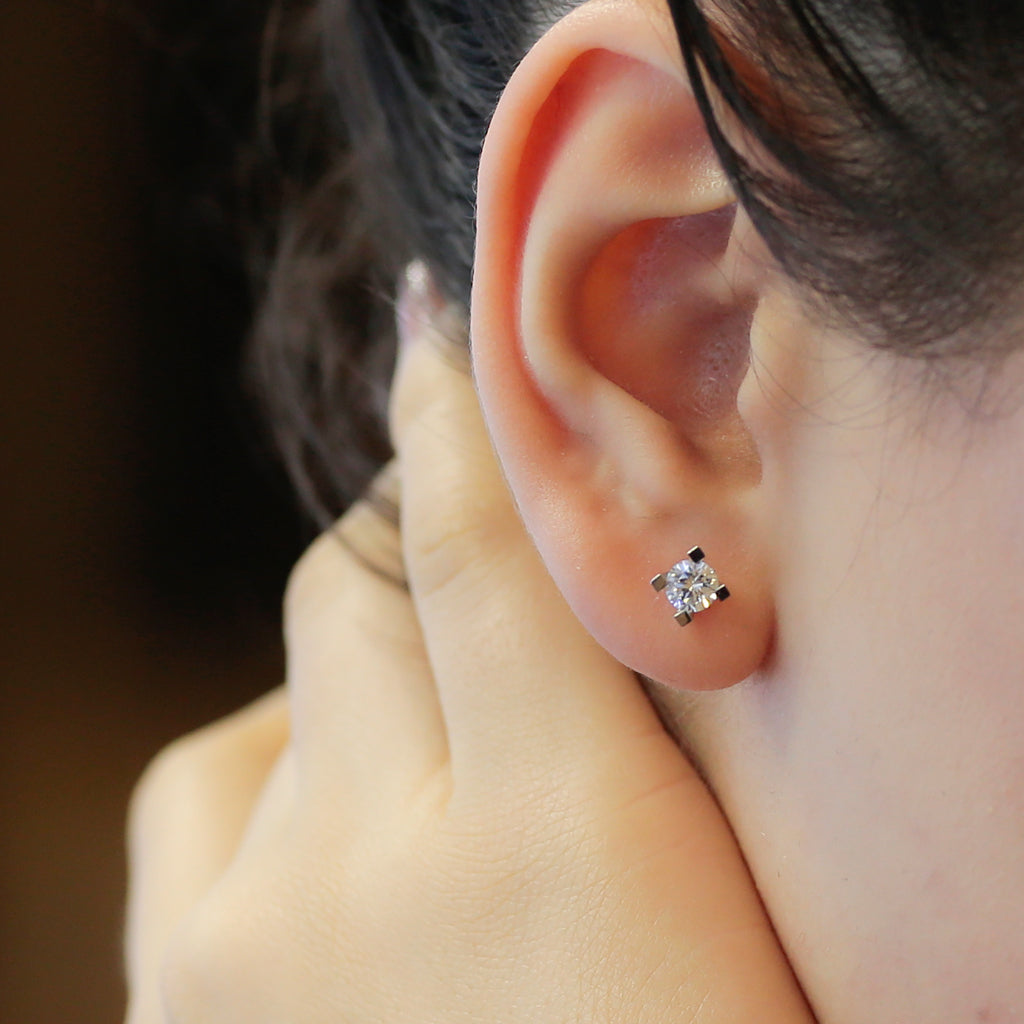 Класически диамантени обеци 0.62 карата